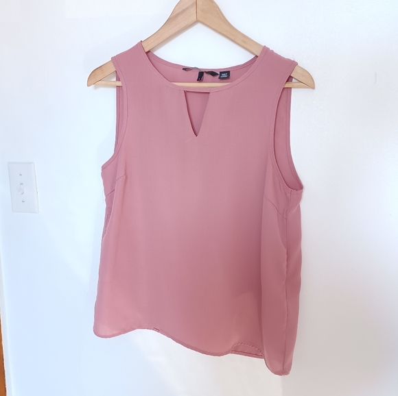 Dusty Rose Vero Moda Tank Top Blouse - Picture 8 of 14